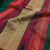 Kimaya striped border silk saree