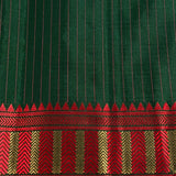 Kimaya striped border silk saree