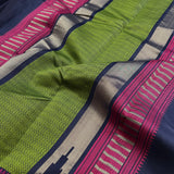 Kimaya striped border silk saree