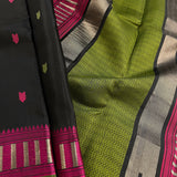 Kimaya striped border silk saree