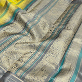 Kimaya long border checked silk saree