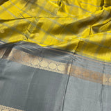 Kimaya long border checked silk saree