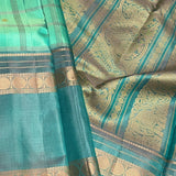 Kimaya long border checked silk saree