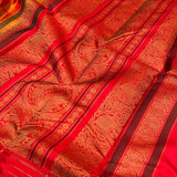 Kimaya long border checked silk saree