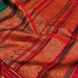 Kimaya long border checked silk saree