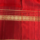 Kimaya long border checked silk saree