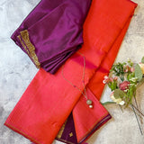 Alani motif pallu kanchi silk saree