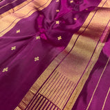 Alani motif pallu kanchi silk saree