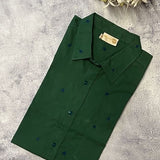 Embroidered cotton shirt