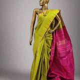 Charita micro checks kanchi silk saree