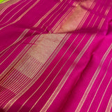 Charita micro checks kanchi silk saree