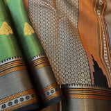 Kimaya small thread border silk saree