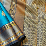 Kimaya small thread border silk saree