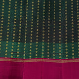 Indra tricolour kanchipuram silk saree