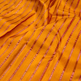 Alani partly striped kanchi silk saree