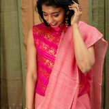 Jwala Glimmer Silk Vest - Fuchsia