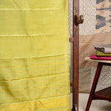 Lavanyam Monochrome Kanchi Silk Saree - Mint