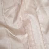 Sumangala Chevron Brackets Kanchi Silk Saree - Silver