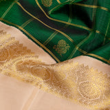Mohana Matrix Kanchi Silk Saree - Green