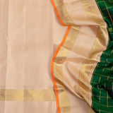 Mohana Matrix Kanchi Silk Saree - Green