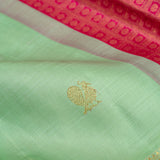 Ranya Birds and Beads Kanchi Silk Saree - Fuchsia
