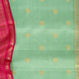 Ranya Birds and Beads Kanchi Silk Saree - Fuchsia