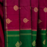 Vera Jhumka Kanchipuram Silk Saree - Maroon
