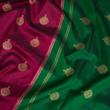 Vera Jhumka Kanchipuram Silk Saree - Maroon