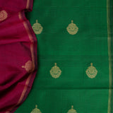 Vera Jhumka Kanchipuram Silk Saree - Maroon