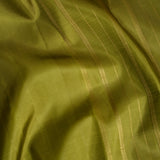 Lavanyam Monochrome Kanchi Silk Saree - Olive