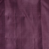 Lavanyam Monochrome Kanchi Silk Saree - Chocolate