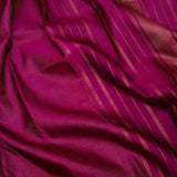 Nihira Rising Spires Kanchi Silk Saree - Magenta