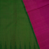 Nihira Rising Spires Kanchi Silk Saree - Magenta