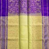 Kimaya Forest Murmurs Soft Silk Saree - Mint