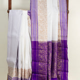Kimaya Forest Murmurs Soft Silk Saree - Cream