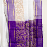 Kimaya Forest Murmurs Soft Silk Saree - Cream