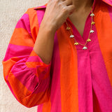 Three Petal Charm Necklace