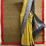 Mila Diamond Duo Thread Woven Border Silk Saree