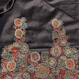 Shibori tussar saree