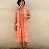 Kota Printed Overlay Dress