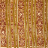 Temple Bordered Tussar Silk Saree - Yellow