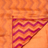 Mishrita Organza Flip Saree - Orange