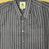 Applique Embroidered Men's Shirt - Grey