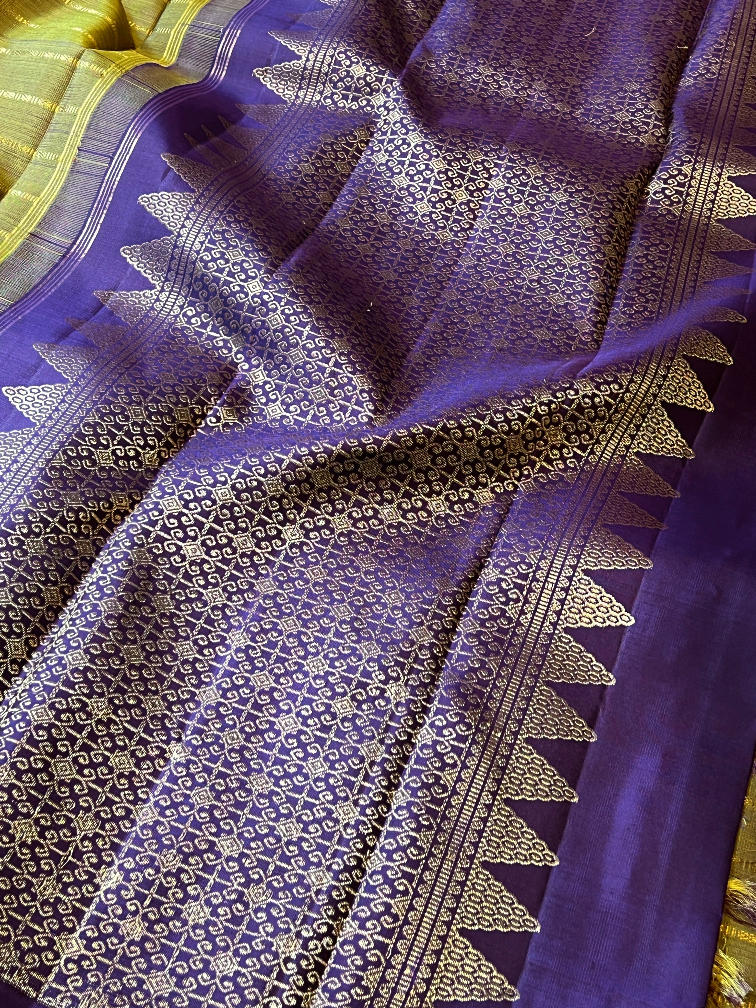 Veldhari kanchipuram silk saree