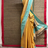 Mila Diamond Thread Woven Border Silk Saree