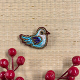 Brooches - Birds at Play