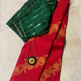 Sumangala vines kanchipuram silk saree