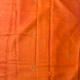 Tussar mukaish work saree