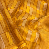Ochre Silk Kota Saree