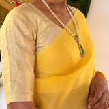 Jwala Silk Blouse - Cream